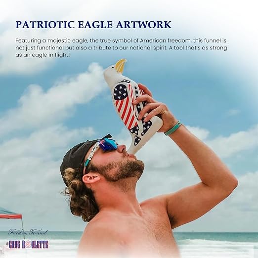 Freedom Funnel – Patriotic Eagle Beer Funnel - Image 9