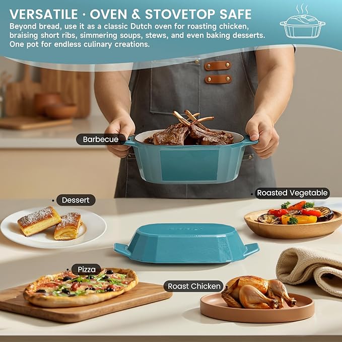 Enameled Cast Iron Sourdough Bread Oven – Dutch Oven - Image 7
