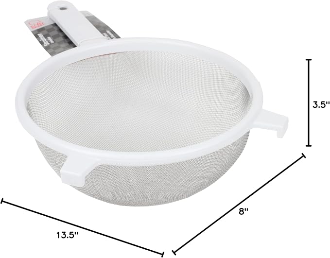 Chef Craft Classic Stainless Steel Mesh Strainer, 8 inch - Image 5