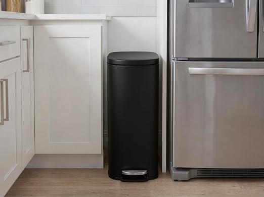 Garvee 13 Gallon Slim Kitchen Trash Can, Narrow Stainless Steel Step-On Pedal - Image 8