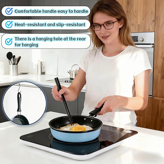 4.7 Inch Mini Frying Pan, Flat Bottom Design - Image 8