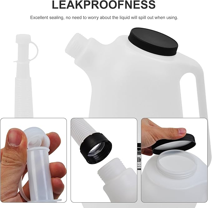 Oil Dispenser, 8 Quart, Translucent, Bottle - Image 2