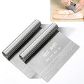 Pro Dough Pastry Scraper/Cutter/Chopper Stainless Steel Mirror Polished by MSWGO