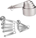 husMait Stainless Steel Measuring Cups & Spoons by husMait