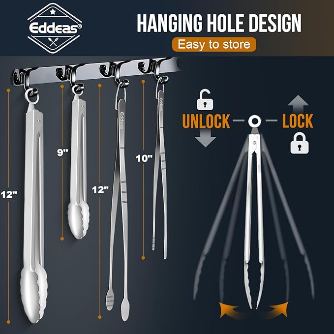 Eddeas Tongs For Cooking - Image 9