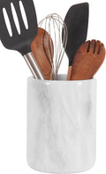 Radicaln Marble Utensil Holder 6.5" Inches White Handmade Spoon Holder by RADICALn