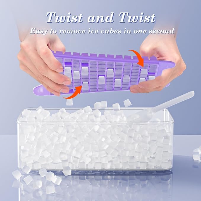 Mini Ice Cube Tray for Freezer: GGUW Nugget Ice Cube Tray - Image 3