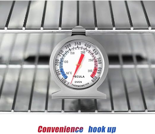 Oven Thermometer 50-300°C/100-600°F, Oven Grill Fry Chef Smoker Thermometer - Image 4