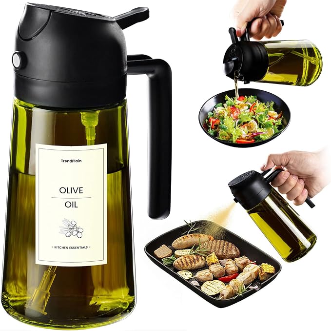 TrendPlain - Original 16oz/470ml Olive Oil Dispenser Bottle by TrendPlain