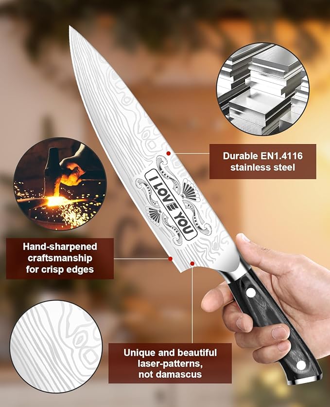 MOSFiATA Gifts for Men Women Christmas, Chef Gifts for Best Dad Mom Birthday - Image 4