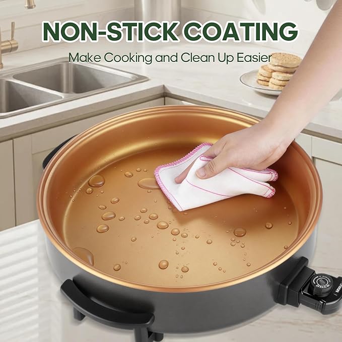 16" Extra Large Electric Skillet - Image 6