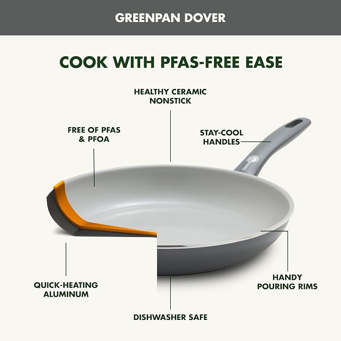 GreenPan Dover 8” Frying Pan Skillet - Image 3