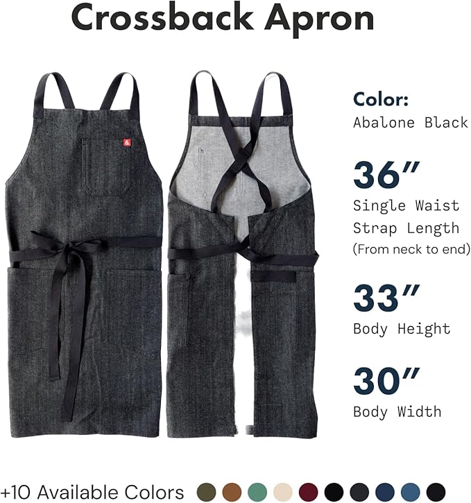 hedley & bennett Crossback Apron - Image 2