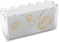 Acrylic Napkin Holder, Clear Scalloped Guest Towel Holder Tray for