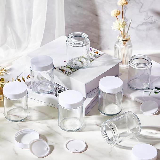Domensi 24 Pcs Bulk 6oz Glass Jars - Image 4