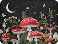 Red Mushroom Dish Drying Mat for Kitchen Counter Plant Leaves Drainer Mats Rack by Giwawa
