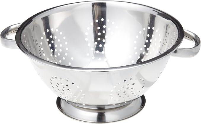 EXCELSTEEL Heavy Duty Stainless Steel Colander 5 Qt | Easy Grip Handles | by EXCELSTEEL
