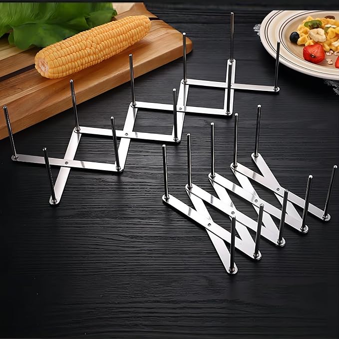 GREATLINK Adjustable Pot Lid Organizers, Dish Rack to Store Houseware, Plate - Image 4