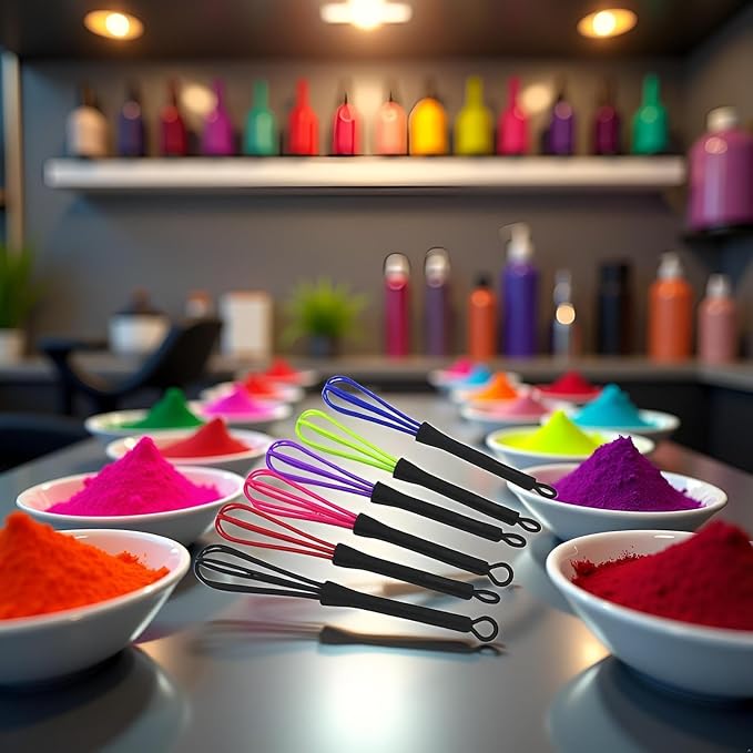 6Pcs Mini Whisks, Plastic Whisk - Image 5