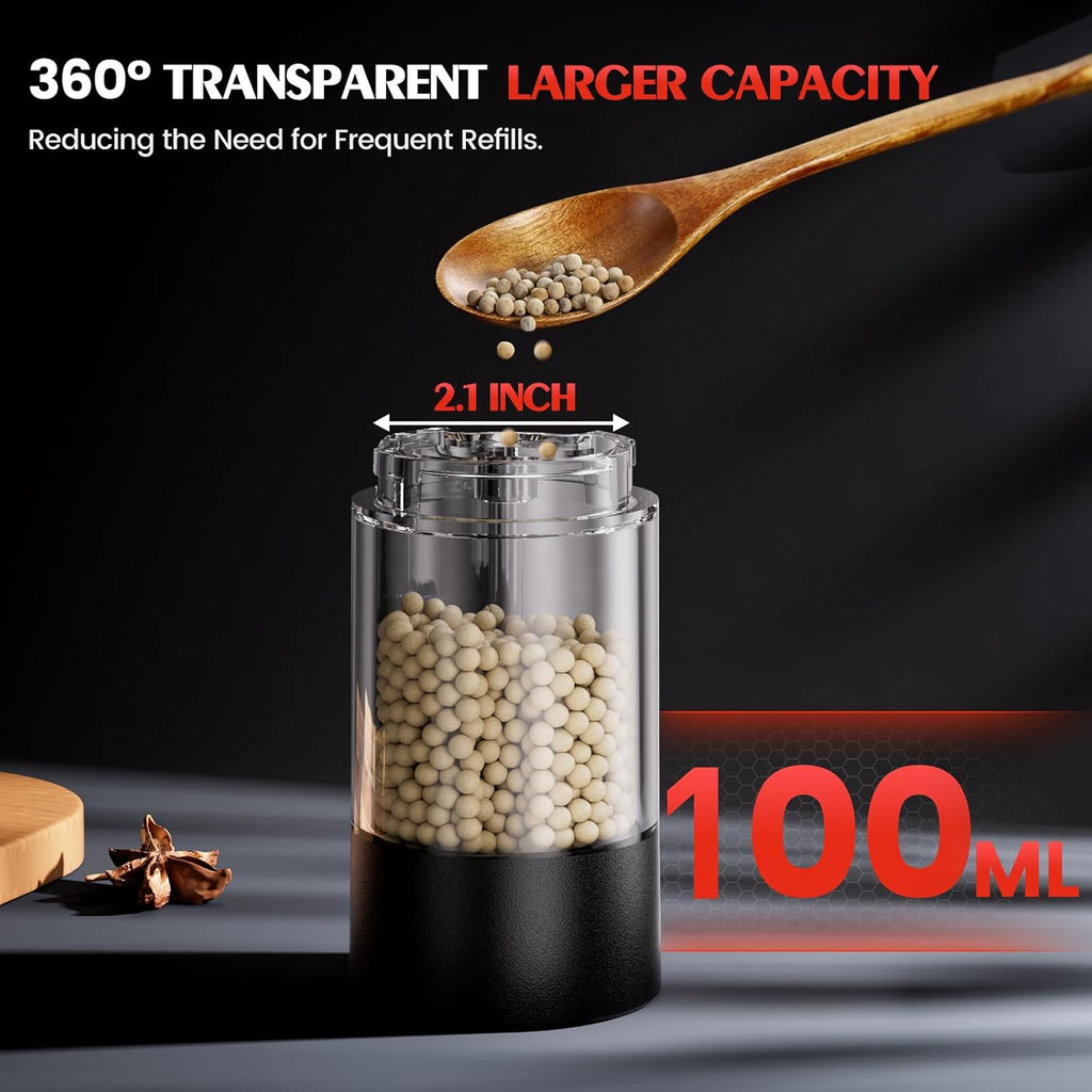 Electric Salt and Pepper Grinder Set Automatic Grinder for Kitchen