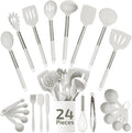 Silicone Kitchen Utensils Set by CulinaryCouture
