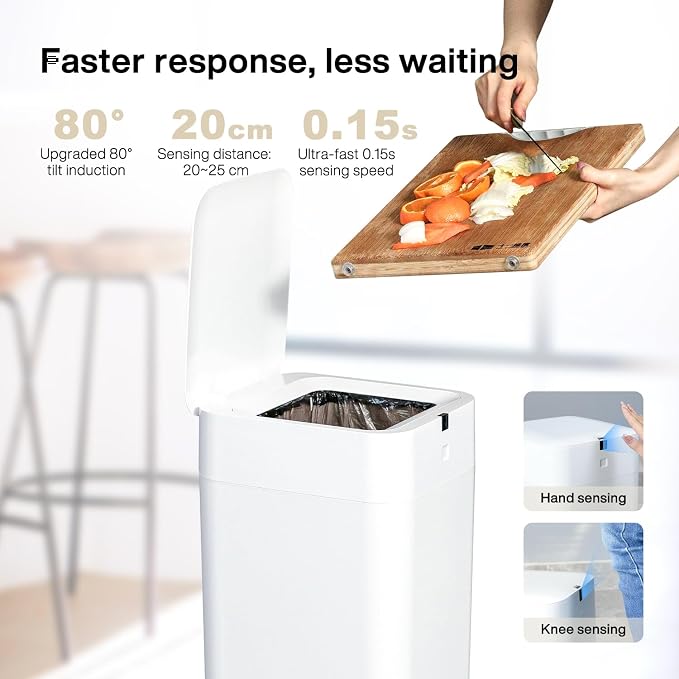 Airdeer L2 Automatic Trash Can, 8 Gallon Self Sealing and Self-Changing Smart - Image 4