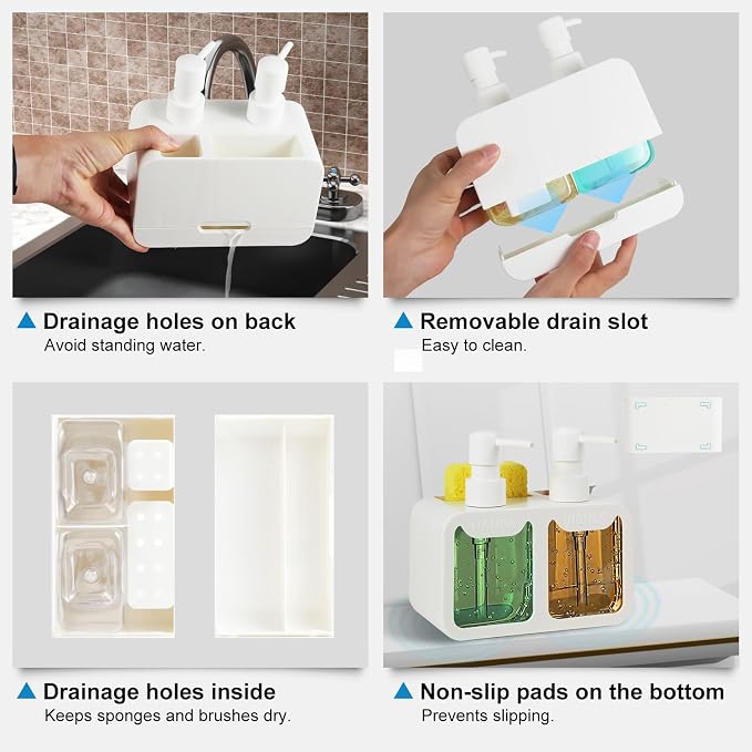 Kitchen Soap Dispenser Set, - Image 5