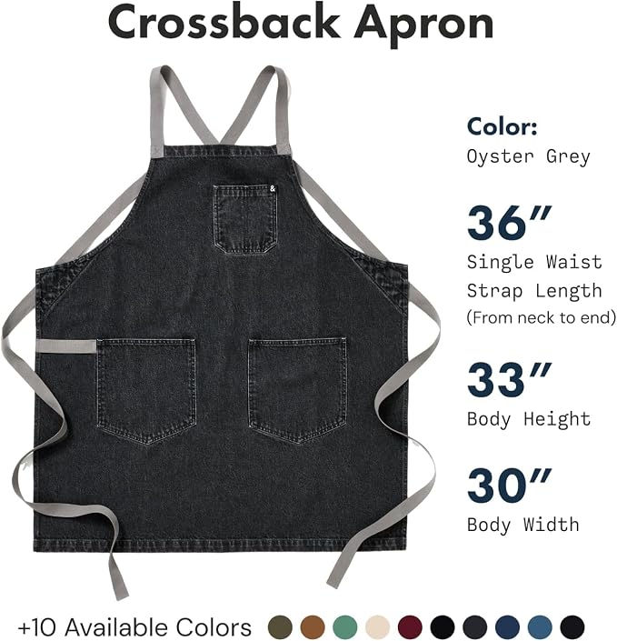 hedley & bennett Crossback Apron - Image 2