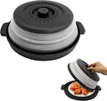 Microwave Food Cover With Handle by Unknown