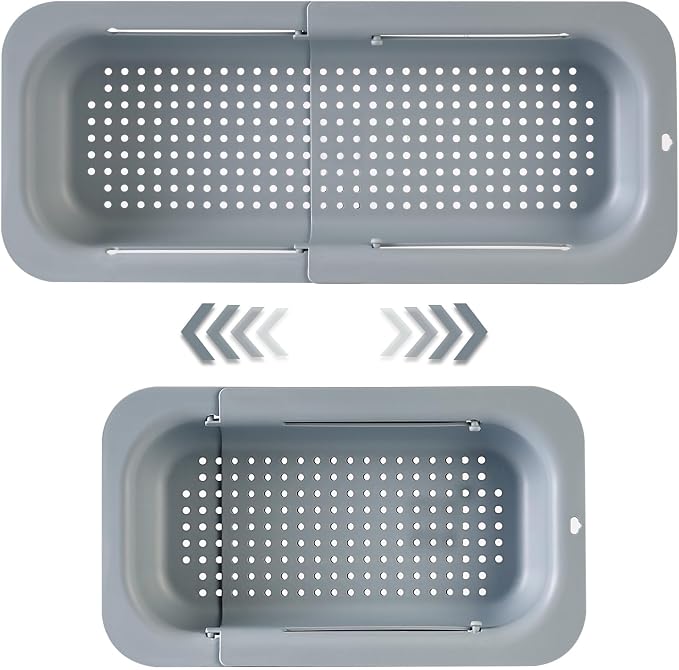 Extendable Sink Colander Strainer Basket by YUNKWONG