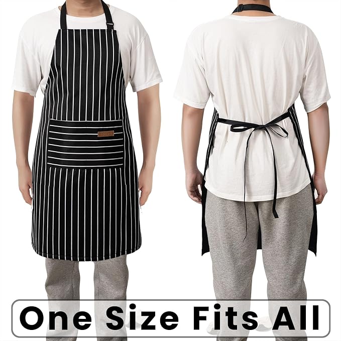 BeLuyi 2 Pack Adjustable Bib Apron - Image 6