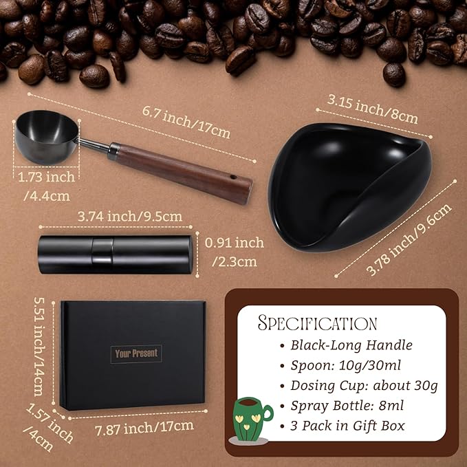 3pcs Coffee Bean Dosing Cup Set - Image 6