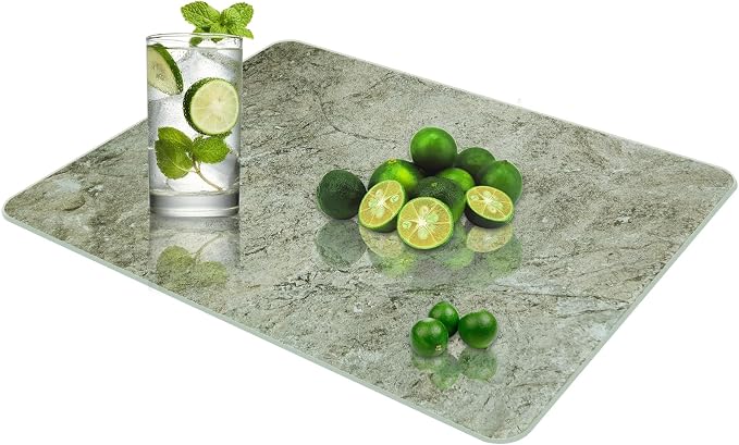 JAMBALAY Tempered Glass Cutting Board by JAMBALAY