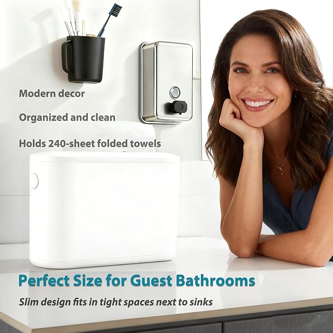 Multifold Paper Towel Dispenser Countertop: Modunful Z Flod/Tri Fold Hand Towel - Image 2