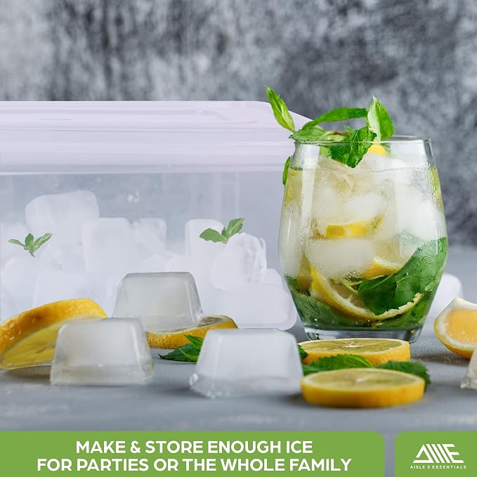 Ice Cube Tray Set – 4 Silicone Trays - Image 5