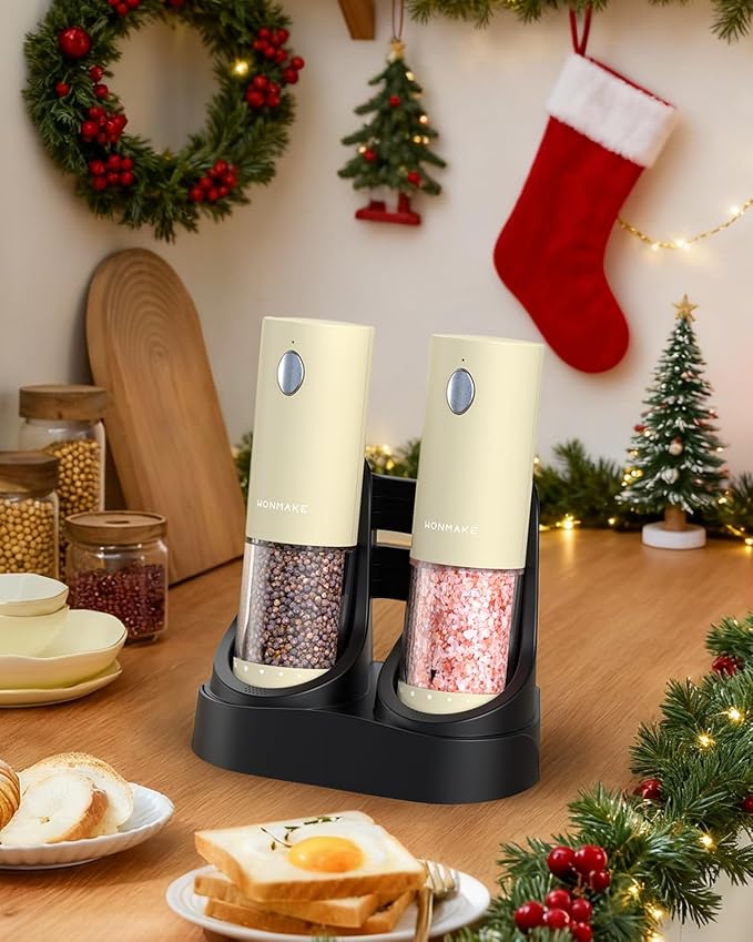 Electric Salt and Pepper Grinder Set - Image 3