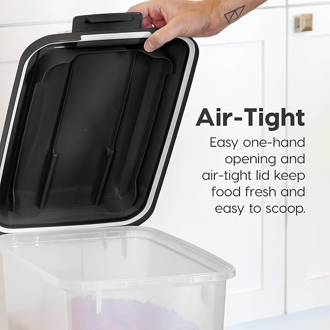 IRIS USA Dog Food Storage Container, 2 Pack, Airtight Seal - Image 5