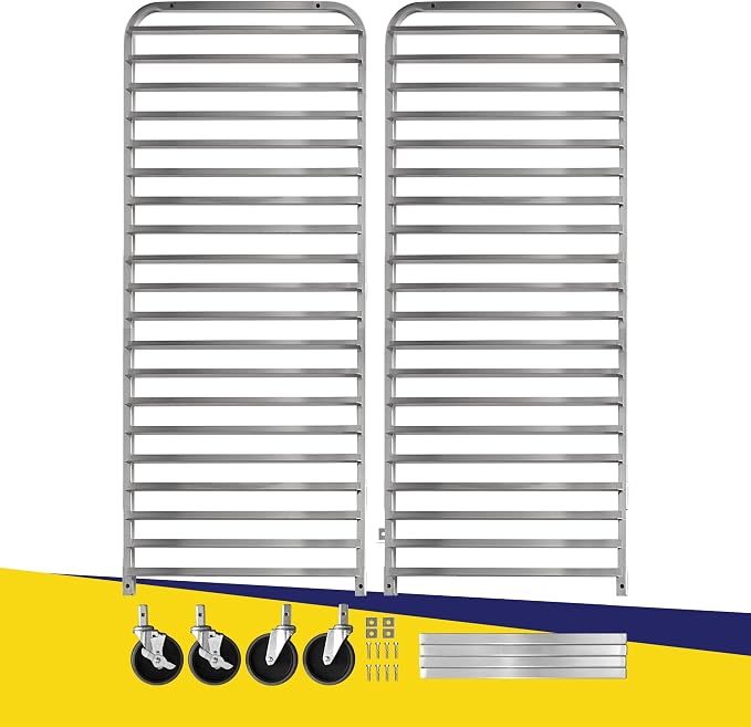 BIEAMA 20-Tier Sheet Pan Rack, NSF Bun Pan Rack, Aluminum Bakery Rack, Home - Image 7