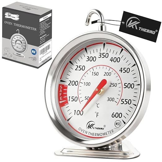 Oven Thermometer 2.4 Inch Oven Temperature Gauge by CloudHand