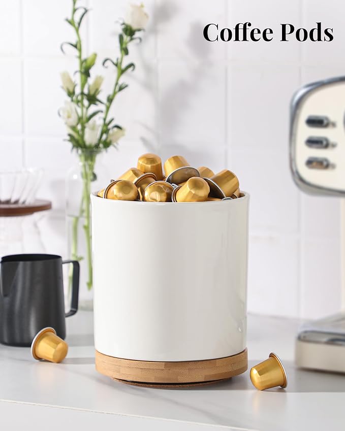 LoeJan 7.3“ 360° Rotating Ceramic Utensil Holder - Image 8