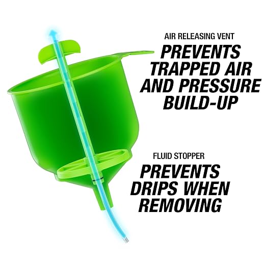 OEMTOOLS 87043 No-Spill Professional Quality Coolant Funnel Kit, Easily Fill - Image 7