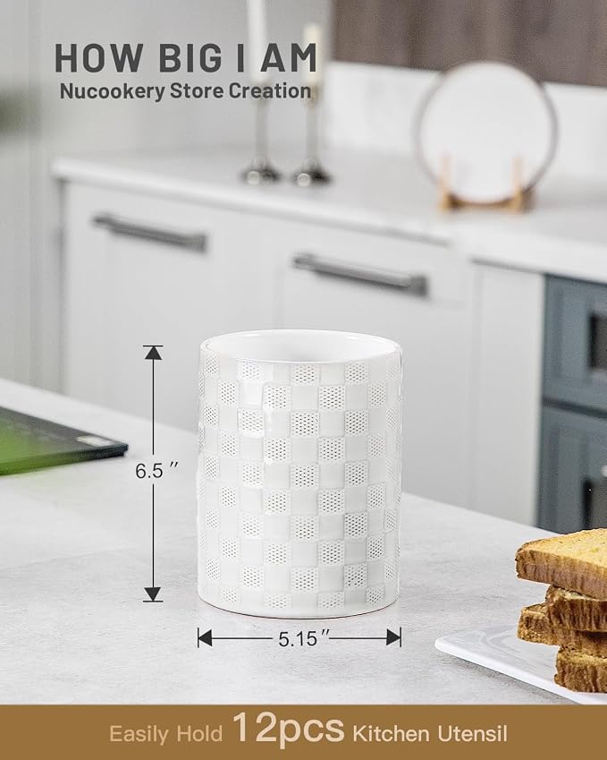 Nucookery 6.4'' Utensil Holder - Image 2