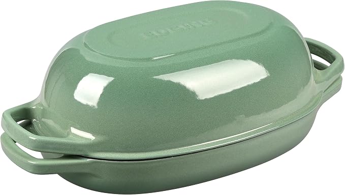 EDGING CASTING Enameled Cast Iron Oval Dutch Oven Pot - Image 7