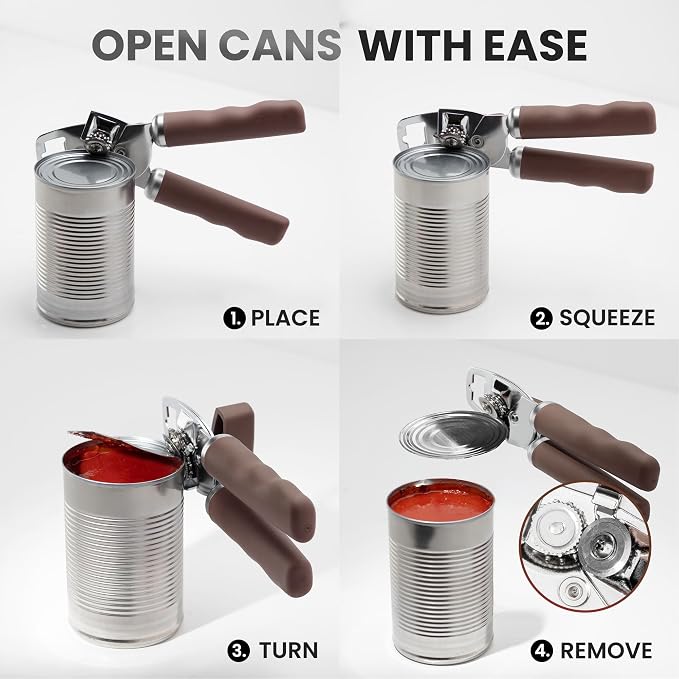 Zulay Kitchen Heavy Duty Stainless Steel Can Opener Manual - Image 6
