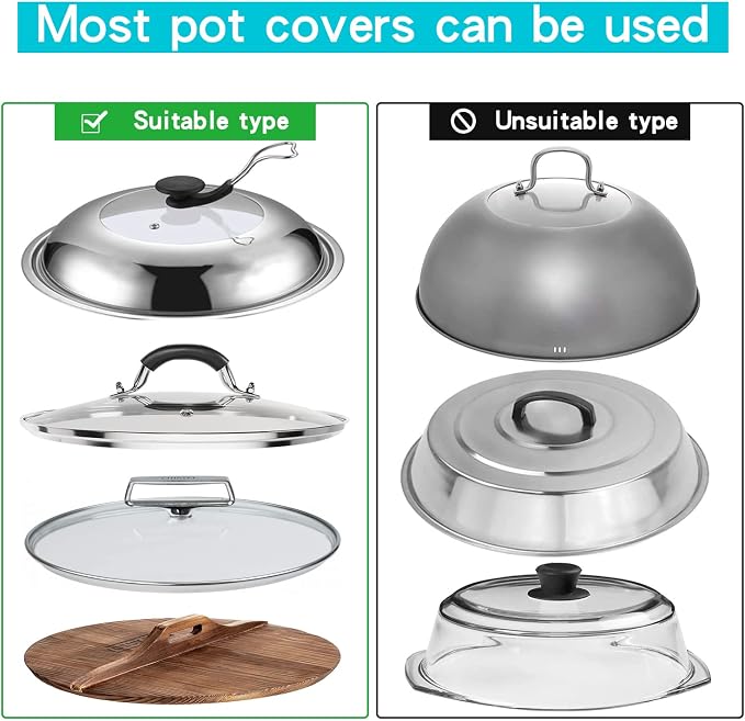 YQh The-Cabinet Pot Lid Organizer, Door Mounted Pot cover rack, Pot Lid Storage - Image 5