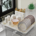 Buruis Dish Drying Rack for Kitchen Countertop, Large Capacity Gold Stainless by KeepYourBathroomKitchenandHomeOrganized