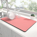 Rnivvi Dish Drying Mat for Kitchen Counter, 12 x 19" Super Absorbent Drainer by Rnivvi
