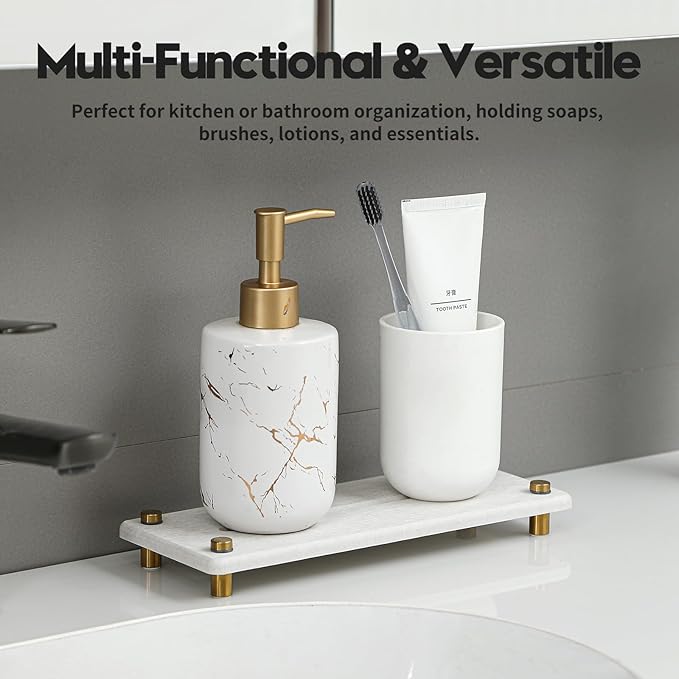 Stone Drying Tray, Water Absorbing Faucet Mat Kitchen Sink Organizer, Diatomite - Image 7