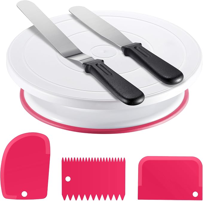 Kootek Cake Decorating Kit Baking Supplies Set Cake Turntable by Kootek