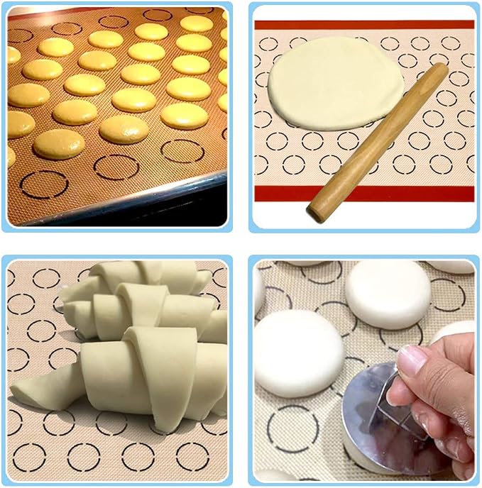 Baking Sheet with Cooling Rack and Silicone Baking Mat, 20 Inch Stainless Steel - Image 6